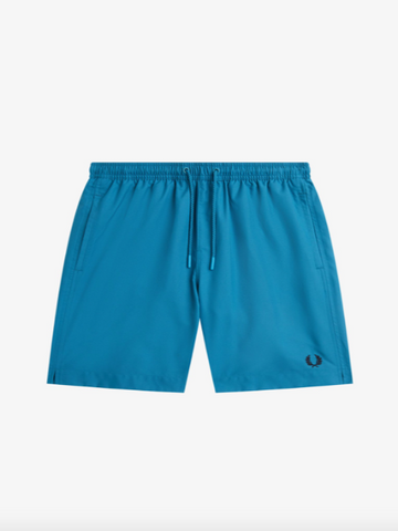 Fred Perry Classic Swim Shorts/Runaway Ocean - New HS24
