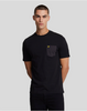 Lyle & Scott Golden Eagle Tonal Pocket T-Shirt/Jet Black - New AW24