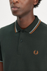 Fred Perry Twin Tipped Shirt/Night Green - New AW24