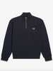 Fred Perry Half Zip Sweat Shirt/Navy - CORE SS25