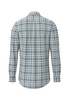 FYNCH HATTON® Vichy Check Shirt/Cloud Blue - AW24 SALE