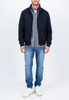 FYNCH HATTON® BLOUSON WOOL BLEND COAT/Dark Navy - New AW24