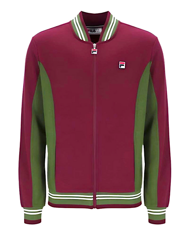 Fila® SETTANTA Track Jacket/Windsor Wine/Chive/Gardenia - New AW24