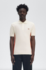 Fred Perry Textured Panel Polo Shirt/Ecru - New SS25