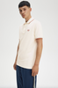 Fred Perry Twin Tipped Shirt/Light Ecru/Silver Blue - New SS25