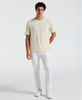 Original Penguin® Solid Knit Seersucker T-Shirt/Birch - New SS25